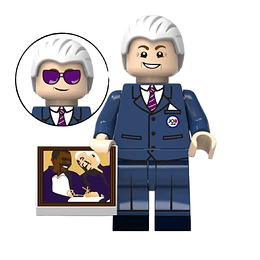 Joseph Biden Minifigura Compatible Lego Armable Presidente Estados Unidos