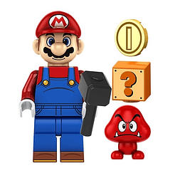 Super Mario Bross Figura  Minifigura Compatible Lego Armable Nintendo 