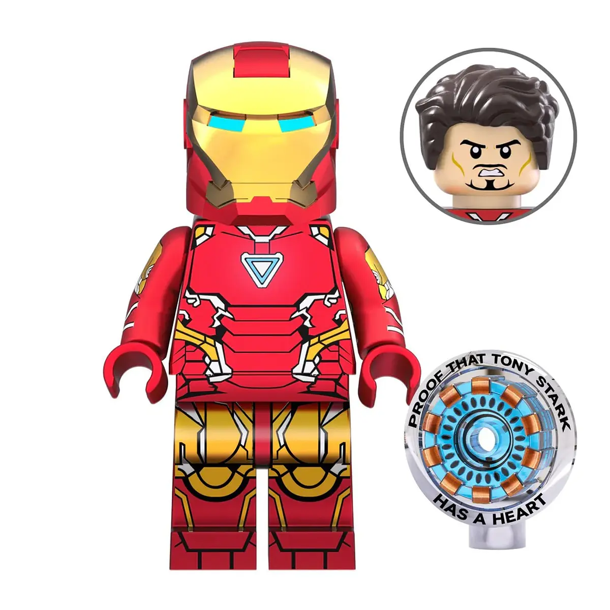 Marvel Super Heroes LEGO Tony Stark Iron Man Avengers Minifigure 5005256 col336