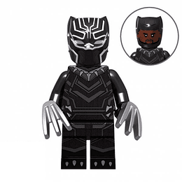 Black Panther Minifigura Pantera Negra Compatible Lego Marvel Avengers Superhéroe
