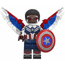 Falcon Capitán América Minifigura Titan Hero Compatible Lego Marvel Avengers Superhéroe