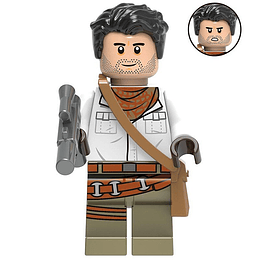 Star Wars Poe Dameron Minifigura Compatible Lego Armable 
