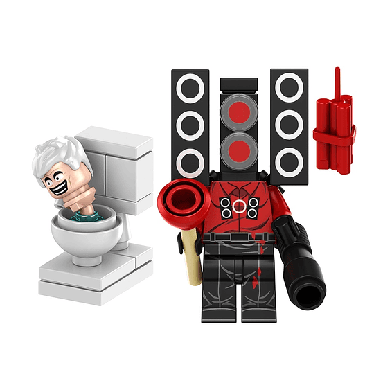 Set Skibidi Toilet Compatible Lego Cámara Tv Inodoro Juguete