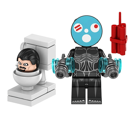 Lego Skibidi Toilet Building Tv Hombre Juguete Figura