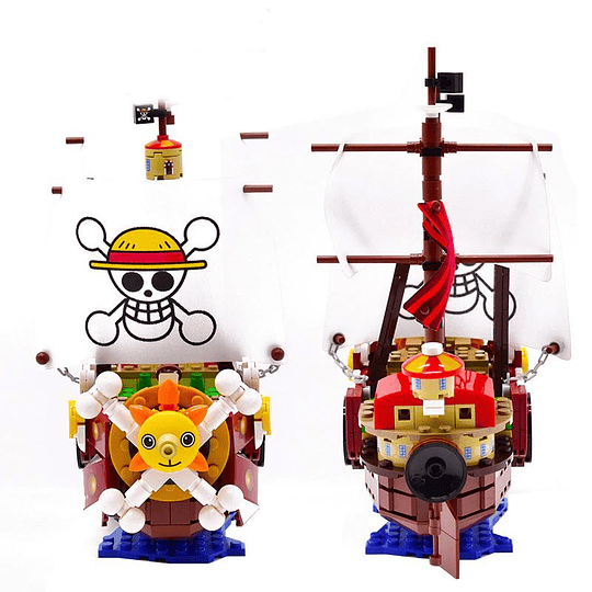 Barco Thousand Sunny One Piece Armable 432pzs Compatible Lego