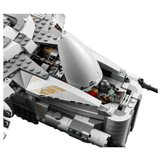 STAR WARS The Mandalorian Razor Crest Set - Compatible con LEGO | Incluye Figuras de Mando, Baby Yoda y Más