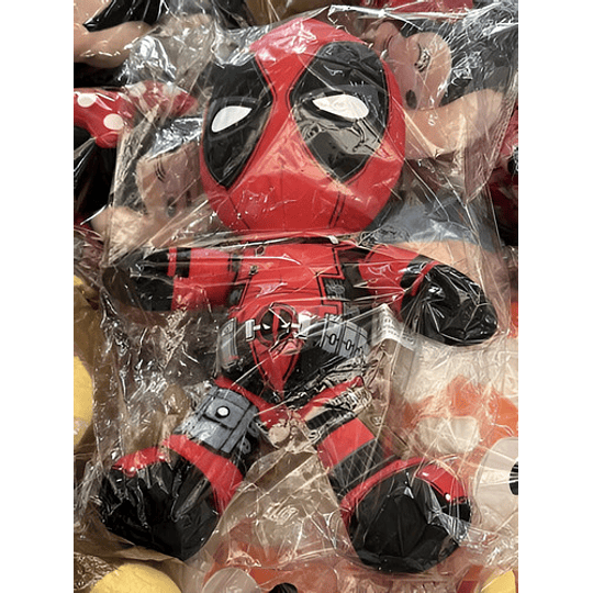 Pack Deadpool Y Wolverin 40cm Peluches Marvel Juguetes Toys