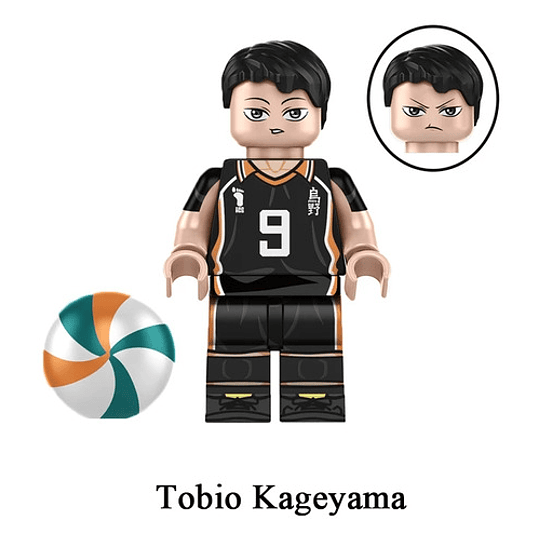 Set Figuras De Haikyuu Bloques Armables Anime Temma Motoya