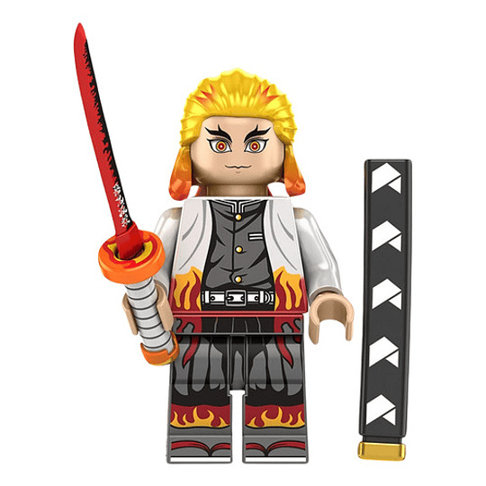 Set Figuras Kimetsu No Yaiba - Demon Slayer Bloque Armable 1