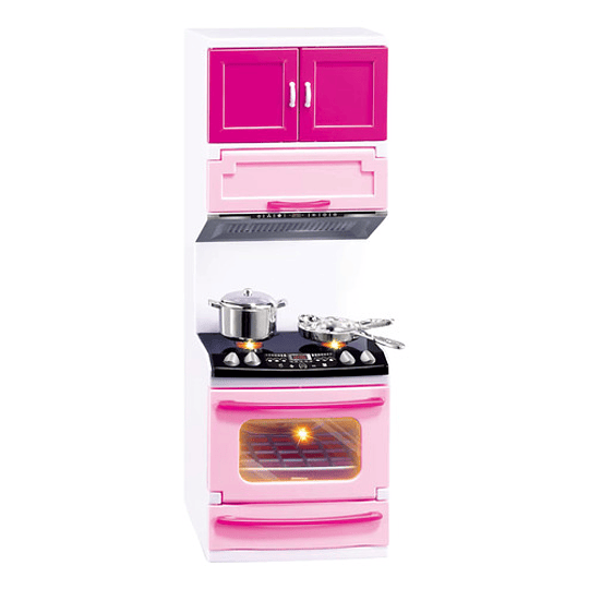 Cocina Para Muñecas Barbie Luces Sonidos Juguetes Accesorios