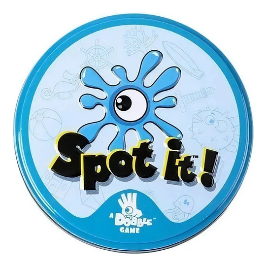 Spot It! Waterproof Juego De Mesa Temática De Playa  Dobble