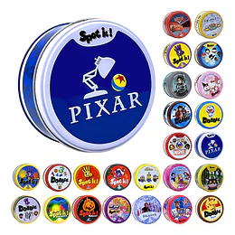Spot It! Dobble Pixar  Juego De Mesa Temático Coleccionable