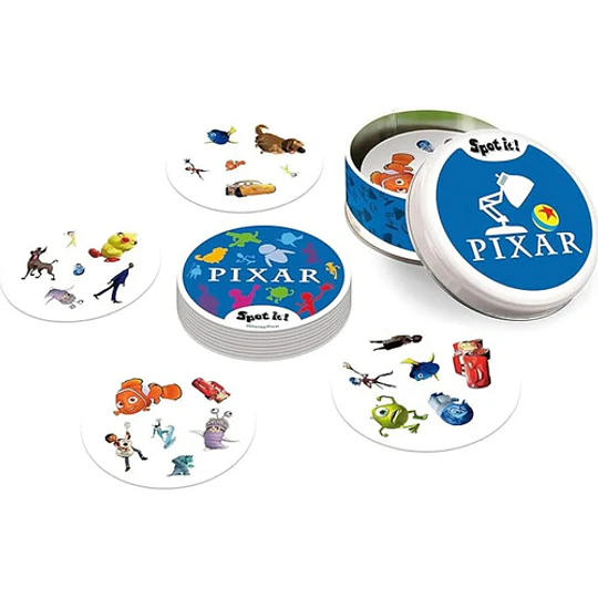 Spot It! Dobble Pixar  Juego De Mesa Temático Coleccionable
