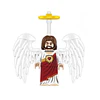 Minifigura Dios Jesucristo Ángel Armable Compatible con Bloques Lego Figura Religiosa Coleccionable