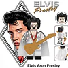 Minifigura Elvis Presley Armable Compatible con Bloques Lego Figura Cantante Rock Coleccionable