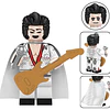 Minifigura Elvis Presley Armable Compatible con Bloques Lego Figura Cantante Rock Coleccionable