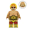 Minifigura Luchador Hulk Hogan Armable Compatible con Bloques Lego Figura Wrestling Coleccionable