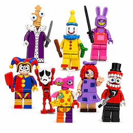 Set The Amazing Digital Circus Bloques Armables Figuras Toys