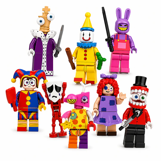 Set The Amazing Digital Circus Bloques Armables Figuras Toys