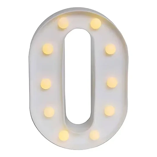 Letras Numeros Led Cumpleaños Fiestas Matrimonios 22cm Deco 8
