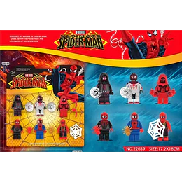 Set Minifiguras Marvel Avengers Bloques De Construcción 6pcs Cantidad De Piezas 6 Versión Del Personaje Spiderman