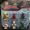Set Minifiguras Marvel Avengers Bloques De Construcción 6pcs Cantidad De Piezas 6 Versión Del Personaje Deadpool Multiverso
