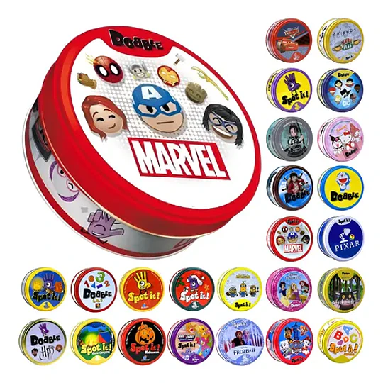 Juego De Cartas Dobble Spot It Marvel Superhéroes Avengers