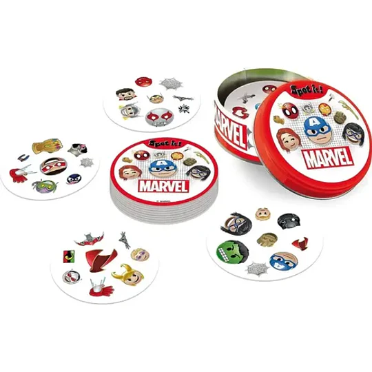 Juego De Cartas Dobble Spot It Marvel Superhéroes Avengers