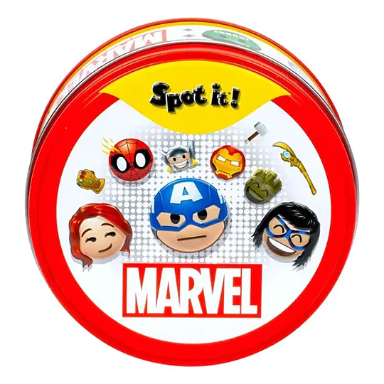 Juego De Cartas Dobble Spot It Marvel Superhéroes Avengers