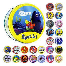 Spot It! Dobble Buscando A Dory Nemo Juego De Mesa Familiar