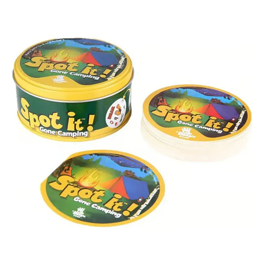 Juego De Cartas Mesa Game Spot It Camping 2 Dobble
