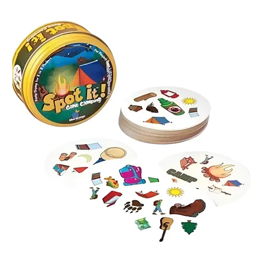 Juego De Cartas Mesa Game Spot It Camping 2 Dobble