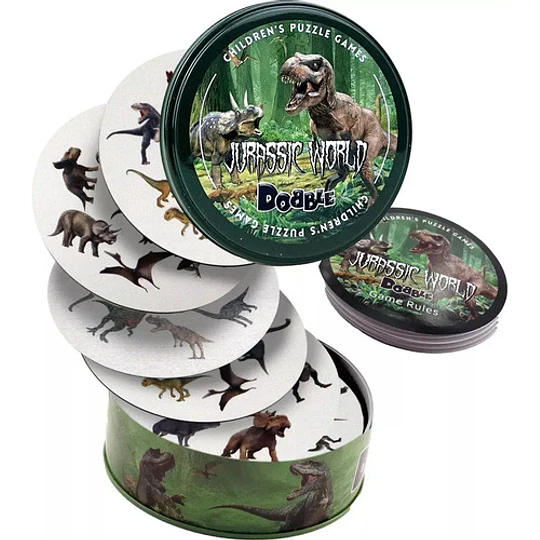 Spot It! Dobble Jurassic World  Dinosaurios Juego De Mesa