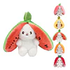Peluche Conejo Frutal Con Cremallera Kawaii Orejas Largas