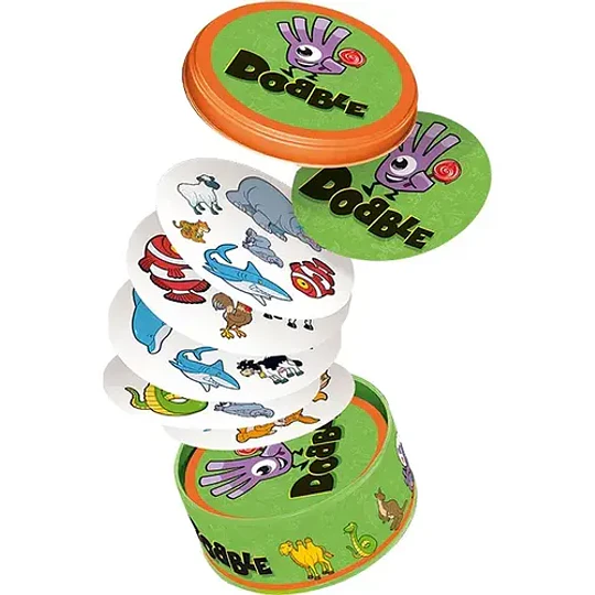 Juego De Cartas Mesa Game Spot It Naranja Dobble