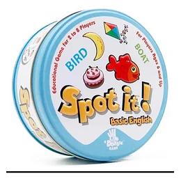 Juego De Cartas Dobble Spot It Basic English Niños