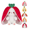 Peluche Conejo Frutal Con Cremallera Kawaii Orejas Largas