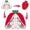 Peluche Conejo Frutal Con Cremallera Kawaii Orejas Largas