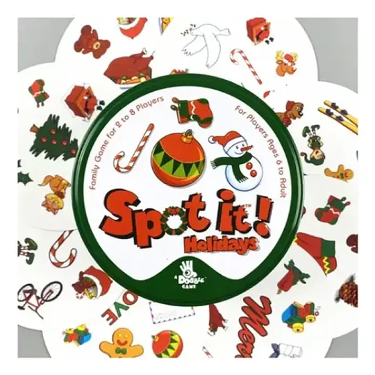 Juego De Mesa Spot It Vacaciones Edición Dobble Para 2-8 Jugadores