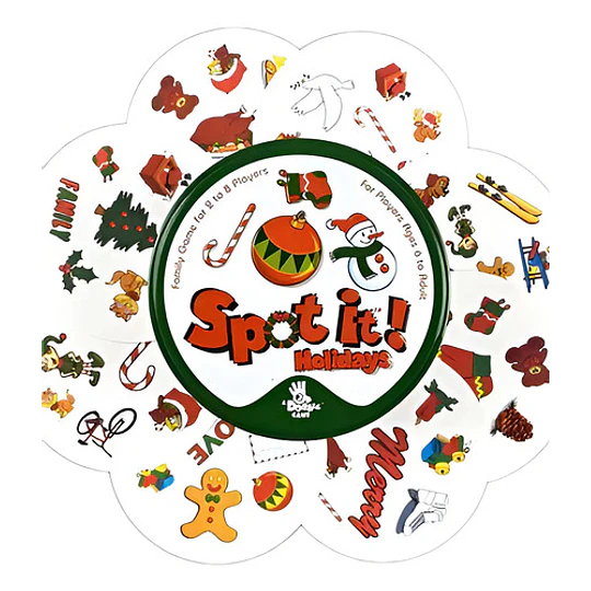Juego De Mesa Spot It Vacaciones Edición Dobble Para 2-8 Jugadores