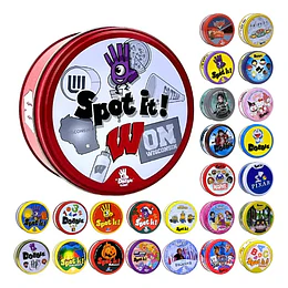 Spot It! Dobble Won Wisconsin Juego De Mesa Familiar
