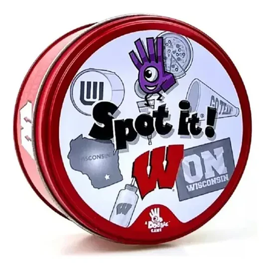 Spot It! Dobble Won Wisconsin Juego De Mesa Familiar