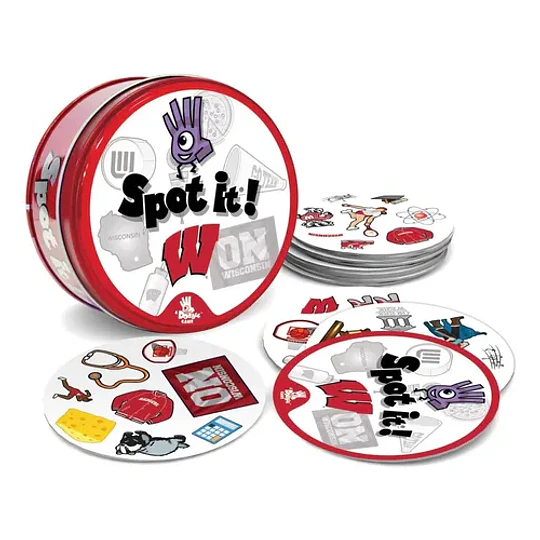 Spot It! Dobble Won Wisconsin Juego De Mesa Familiar