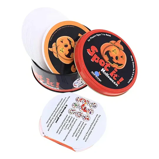 Spot It! Edición Halloween, Juego De Mesa 55 Cartas Dobble