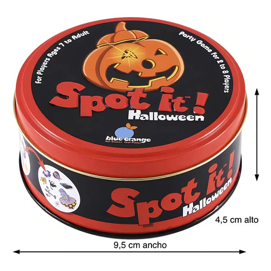 Spot It! Edición Halloween, Juego De Mesa 55 Cartas Dobble