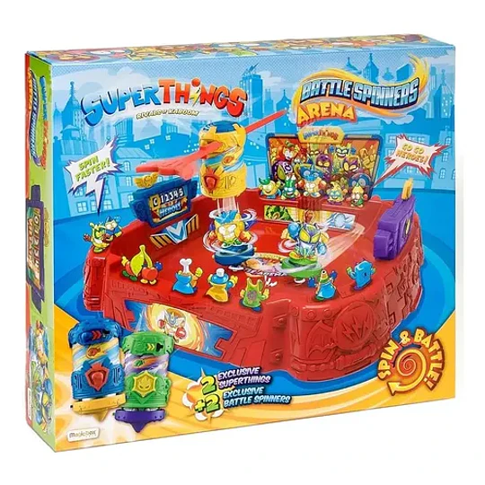 Super Zings Arena De Batalla Con Spinners  Superzings Figura