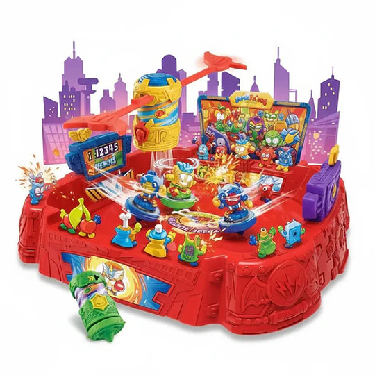 Super Zings Arena De Batalla Con Spinners  Superzings Figura