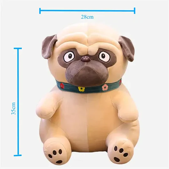 Peluche Perrito Pug Hermoso Tierno Perrito Ideal Color Unico