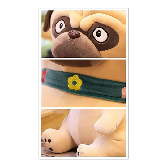 Peluche Perrito Pug Hermoso Tierno Perrito Ideal Color Unico