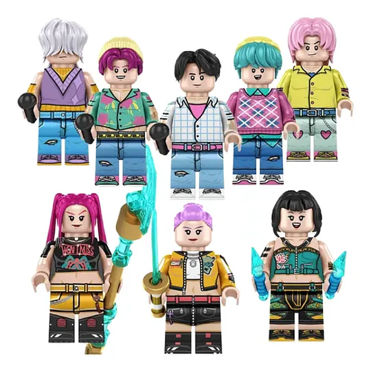 Set Las Guerreras K-pop Saja Boys Armables Demon Hunters